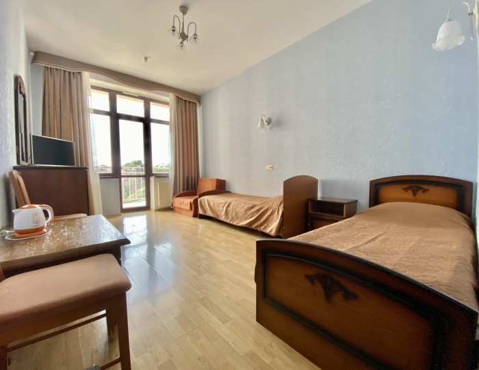 Стандарт 2-местный 1-комнатный "Море" корпус 5 - Санаторий «Белоруссия» Ялта Кореиз